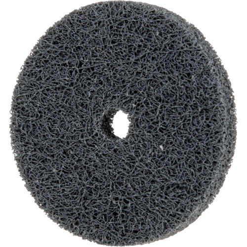 Standard Abrasives™ 500 Series Soft Density Unitized Wheels, 2" x 1/4", 1/4" Arbor, Fine Grit, Silicon Carbide