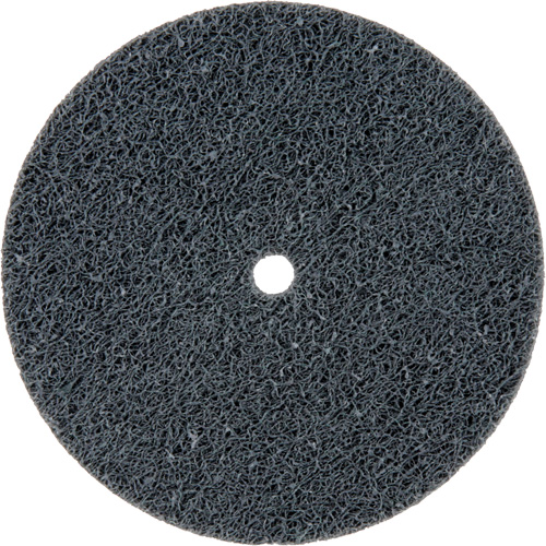 Standard Abrasives™ 500 Series Soft Density Unitized Wheels, 3" x 1/4", 1/4" Arbor, Fine Grit, Silicon Carbide