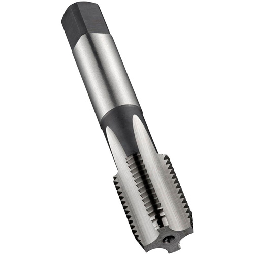 Flute Machine Tap, 1/2"-14, 4 Flutes, 87 mm L, Taper, High Speed Steel
