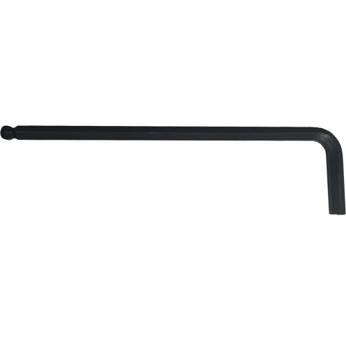 Balldrive Hex Key, Hex End, 8 mm x 6.2" L, L Shape