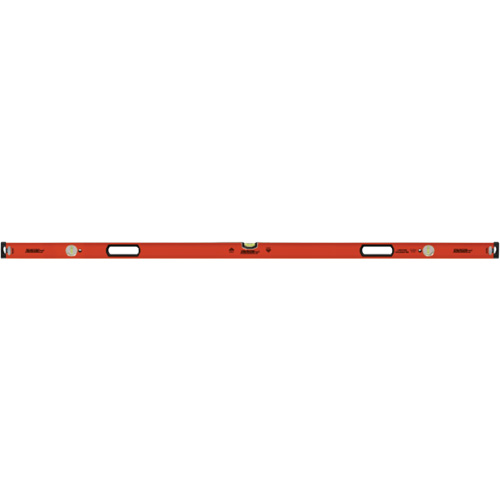 Heavy Duty Level, Box, 72" L, Aluminum, Non-Magnetic