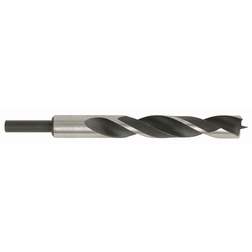 Brad Point, Wood Drills, 3/4", 7-3/4" Length, 3/8" Shank