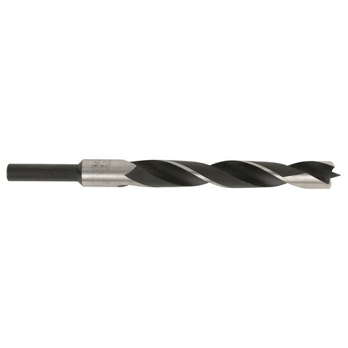Brad Point, Wood Drills, 5/8", 10" Length, 1/2" Shank