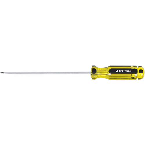 SDS-6R Slot Jumbo Handle Screwdriver, 3/16" Tip, Round, Plastic Handle