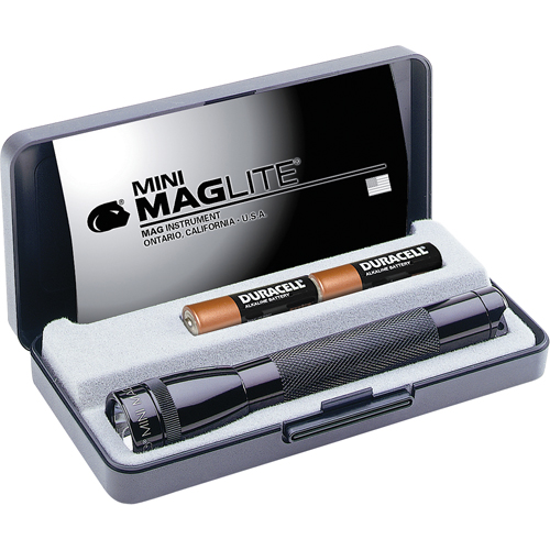 Mini® Flashlights, Incandescent, 14 Lumens, AA Batteries