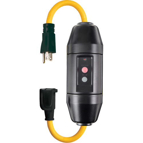 In-Line GFCI Cord Sets, 120 V, 20 A, 1-1/5' Cord