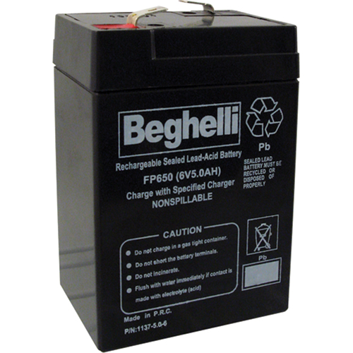 Sealed Lead Acid Batteries, 6 V, 5 Ah