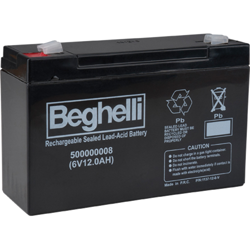 Sealed Lead Acid Batteries, 6 V, 12 Ah