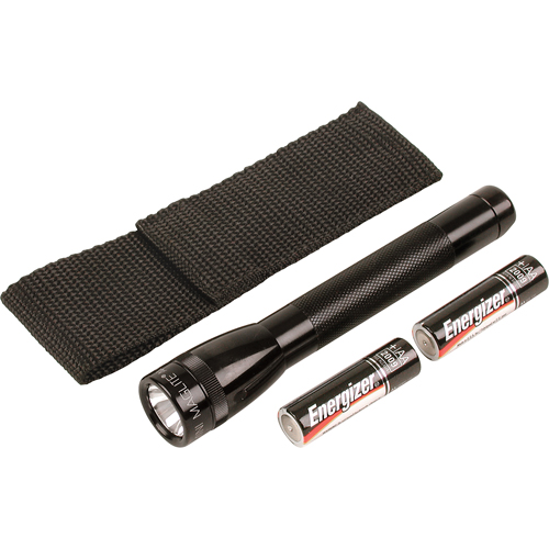 Mini® Flashlights, Incandescent, 14 Lumens, AA Batteries