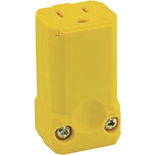 Commercial Grade Straight Blade Connector, 5-15R, Nylon