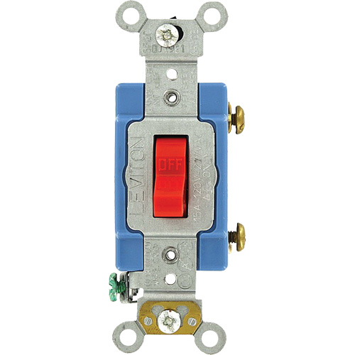 Back & Side-Wired Quiet Switch with Single-Pole Toggle