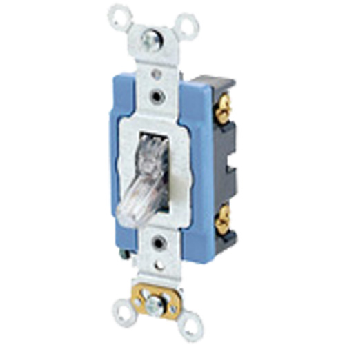 Back & Side-Wired Lighted Handle with Single-Pole Toggle