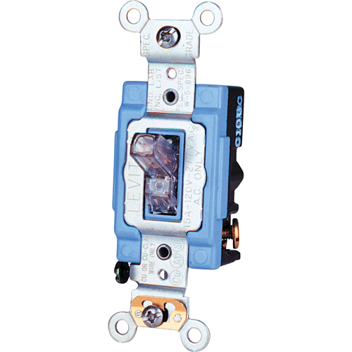 Back & Side-Wired Lighted Handle with 3-Way Toggle