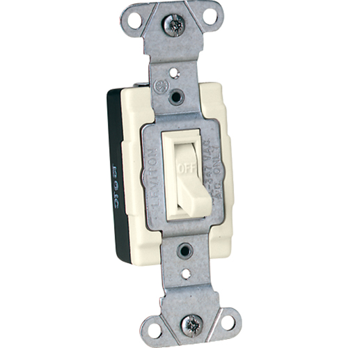 Back & Side-Wired Quiet Switches with Single-Pole Toggle