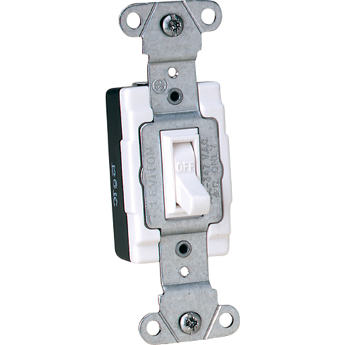 Back & Side-Wired Quiet Switches with Single-Pole Toggle