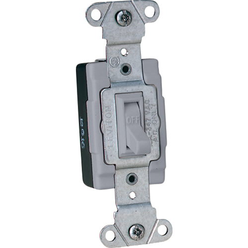 Back & Side-Wired Quiet Switches with Single-Pole Toggle