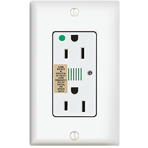 Hospital Grade Surge Protective Receptacle - 120V, 15A Duplex