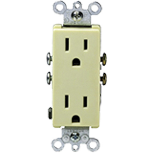Decora® Side-Wired & Quickwire™ Duplex Receptacle