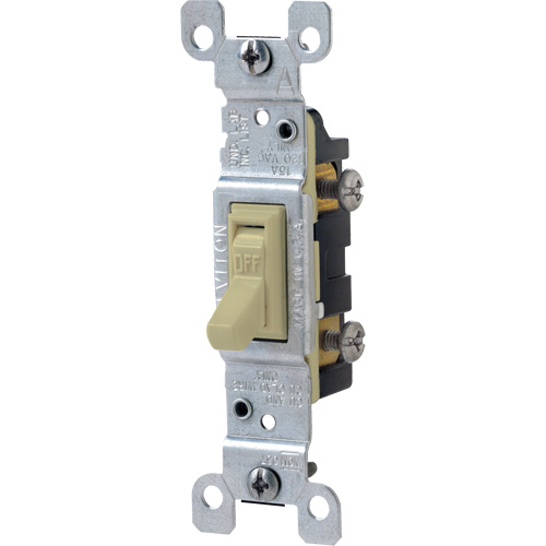 Quickwire™ & Side-Wired Framed Toggle with Single-Pole Toggle
