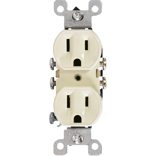 Duplex Side-Wire & Quickwire™ NEMA 5-1 R Receptacle