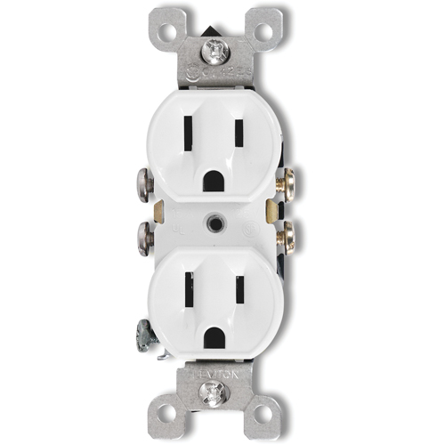 Duplex Side-Wire & Quickwire™ NEMA 5-1 R Receptacle