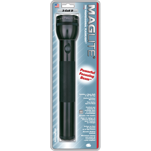 Flashlights, Incandescent, 136 Lumens, D Batteries