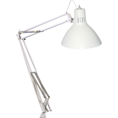 Classic Task Light, 60 W, Incandescent, 45" Neck, White