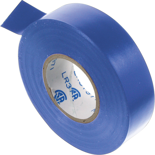 Electrical Tape, 19 mm (3/4") x 20.1 m (66'), Blue, 7 mils