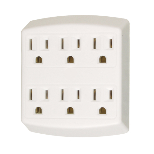 Adaptors, 6 Outlet(s), 15 Amps, 1875 W, 125