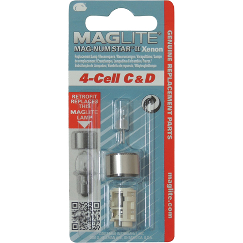 Replacement Bulb for 4-Cell C & D Flashlights