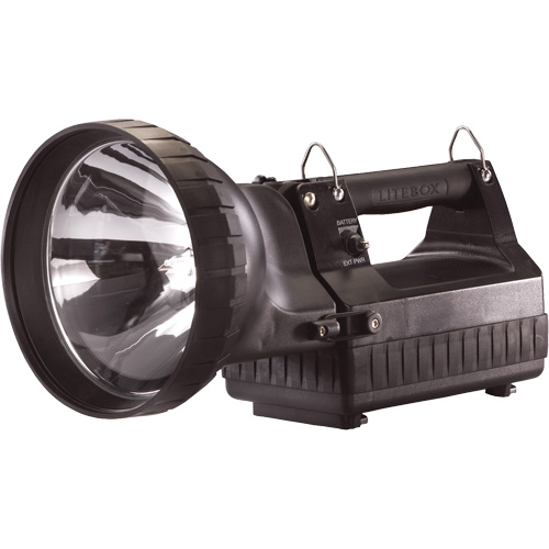 HID LiteBox® Lantern, Xenon, 3350 Lumens, 1.75 Hrs. Run Time, Rechargeable Batteries, Included