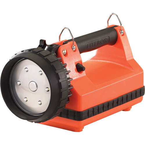 E-Flood® LiteBox® Lantern, LED, 615 Lumens, 8 Hrs. Run Time, Rechargeable Batteries, Included