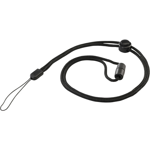 Flashlight Lanyard with Push Button Slide