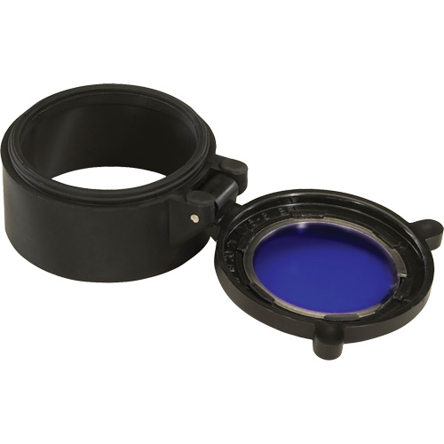 Blue Flashlight Flip Lens