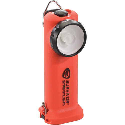 Survivor® Flashlight, LED, Rechargeable/AA Batteries, Nylon Polymer