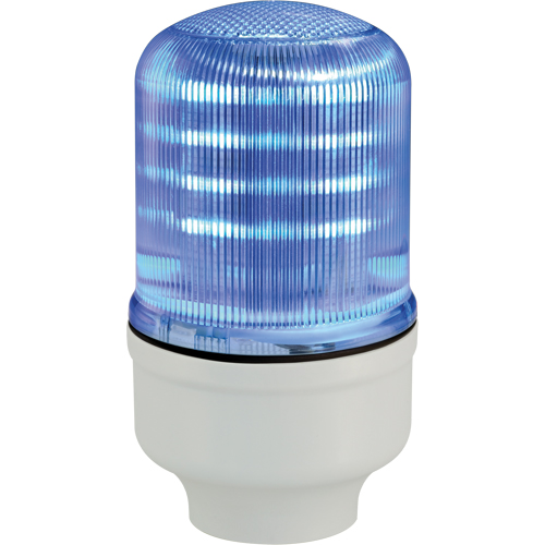 Streamline® Modular Multifunctional LED Beacons, Continuous/Flashing/Rotating, Blue