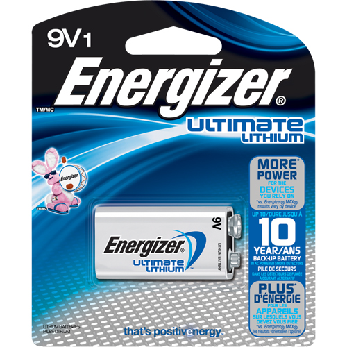 Lithium Batteries, 9 V