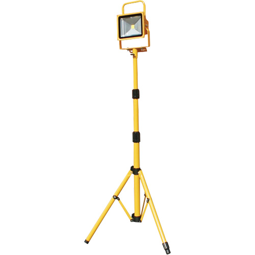 Rechargeable And Portable Floodlights, LED, 30 W, 3000 Lumens, Aluminum Housing