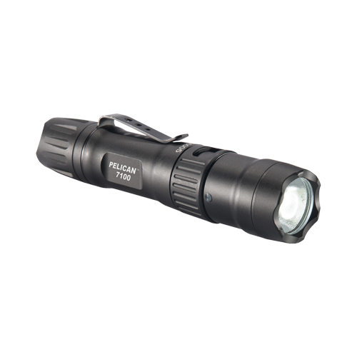 7100 Tactical Flashlight, LED, 695 Lumens, AA Batteries
