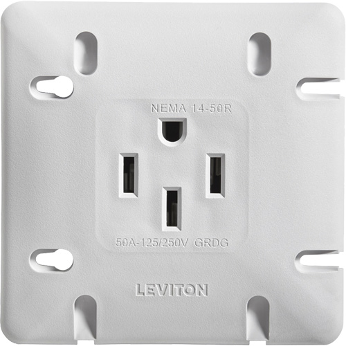Flush Mount Range & Dryer Receptacle