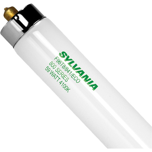OCTRON® 800 XV SUPERSAVER ECOLOGIC Fluorescent Lamps, 59 W, T8, 4100 K, 96" Long