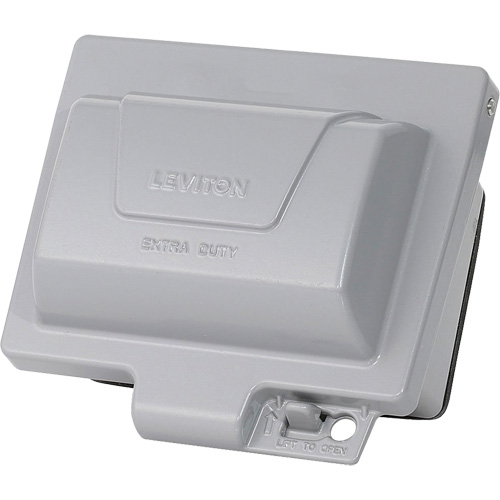 While-In-Use Horizontal Outlet Cover
