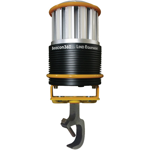 Beacon360 GO Portable Work Light with Clamp Mount, LED, 45 W, 6000 Lumens, Aluminum Housing