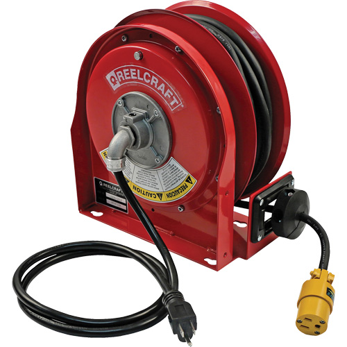 3000 Compact Premium Duty Cord Reel, 30', SJTO, 12 Gauge, 15 A