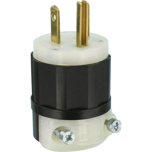 Hospital Grade Extension Plug, Nylon, 20 Amps, 125 V