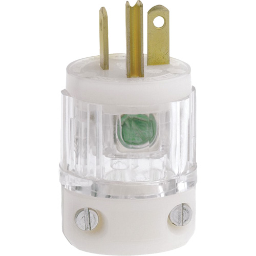 Hospital Grade Extension Plug, Nylon, 20 Amps, 125 V