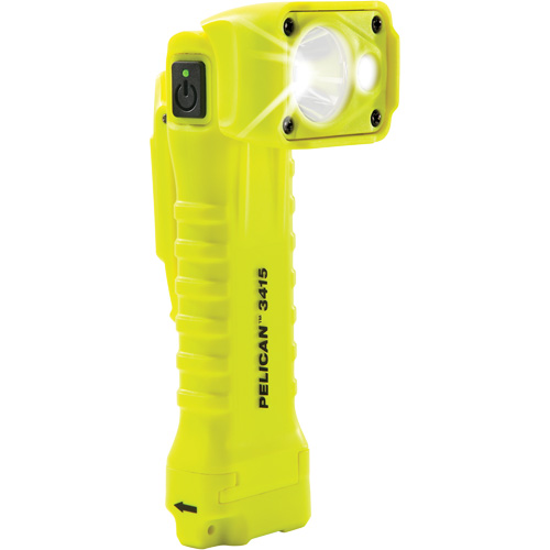 Magnetic Right Angle Flashlight, LED, 336 Lumens, AA Batteries