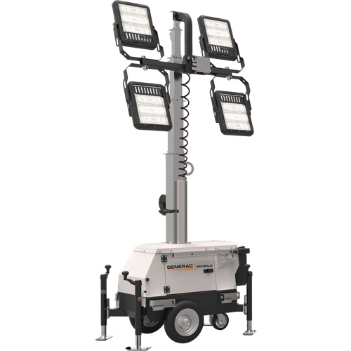 LinkTower™ Portable Light Tower, LED, 235 W, 122112 Lumens, Plastic/Aluminum Housing