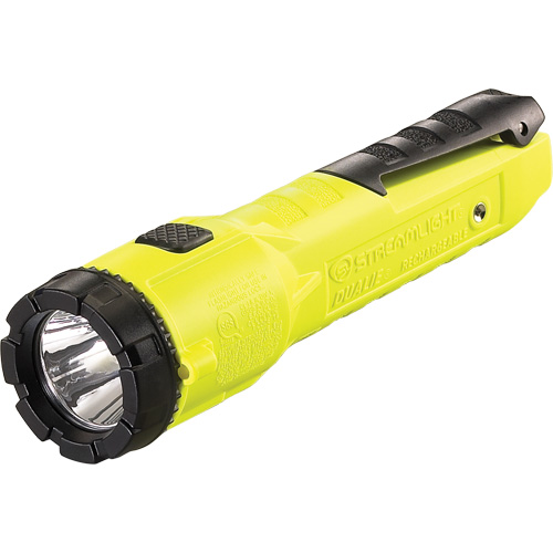 Dualie® Rechargeable Intrinsically Safe Flashlight, LED, 275 Lumens, Rechargeable Batteries