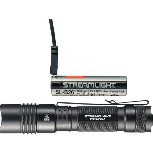 ProTac® 2L-X USB Tactical Light, LED, 500 Lumens, Rechargeable/CR123A Batteries